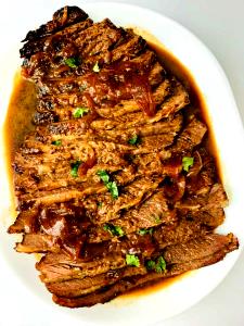 1 Piece Beef Brisket, Point Half, Braised, Slo