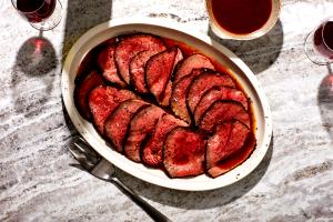 1 Piece Beef Round, Eye Of, Roasted, Slf