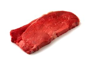 1 Piece Beef Round, Full Cut, Broiled, Slo