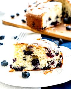 1 Piece Blueberry Cake