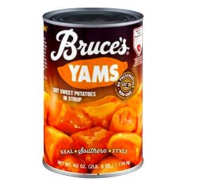 1 Piece Canned Sweetpotato in Syrup