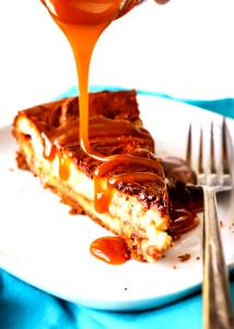 1 piece Caramel Fudge Cheesecake
