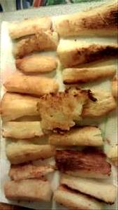 1 Piece Cooked Cassava (Yuca Blanca, Fat Added in Cooking)
