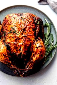 1 Piece Cooked (yield From 1 Lb Raw Meat, Boneless) Buffalo Meat (Cooked, Roasted)