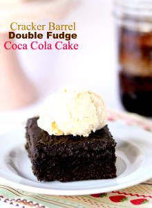 1 piece Double Fudge Coca-Cola Cake