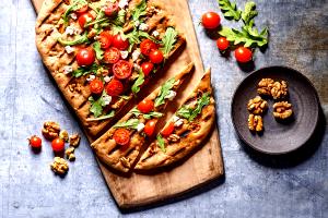 1 Piece Flatbread, Healthy Grain, Honey Wheat