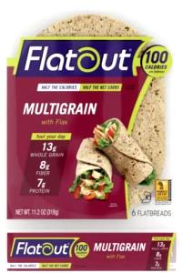 1 Piece Flatbread, Healthy Grain, Multi-Grain With Flax