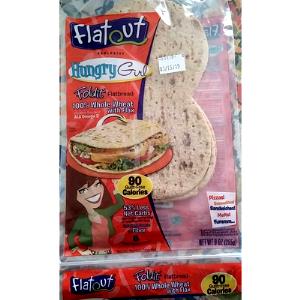 1 Piece Flatbread, Hungry Girl Foldit Flatbread, 100% Whole Wheat With Flax