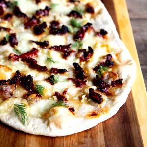 1 Piece Flatbread, Light, Sundried Tomato