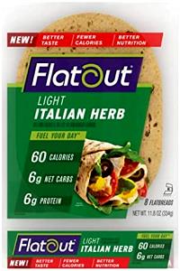1 Piece Flatbread, Light, Italian Herb