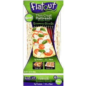 1 Piece Flatbread, Think Crust Flatbreads Artisan Pizza, Rosemary & Olive Oil