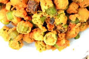 1 Piece Fried Batter-Dipped Okra
