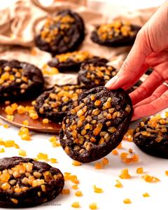 1 Piece Gluten Free Chocolate Orange Cookies
