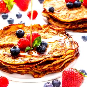 1 Piece Keto Cream Cheese Pancakes