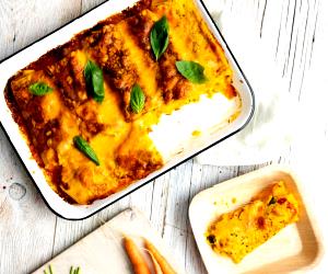 1 Piece Kids Carrot Crêpes With Tomato Sauce