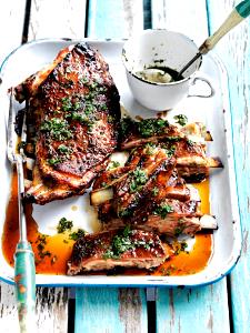 1 Piece Lamb, Aus, Rib, Roasted, Slo