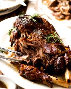 1 Piece Lamb Leg, Whole, Roasted, Slo