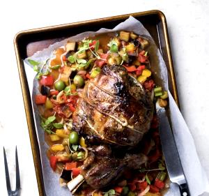 1 Piece Lamb, Nz, Retail Cuts, Cooked, Slo