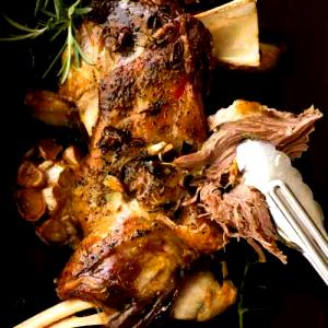 1 Piece Lamb Shoulder, Whole, Roasted, Slf
