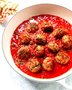 1 Piece Meatballs İn Sauce