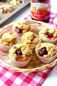 1 Piece Peanut Butter And Jam Muffins