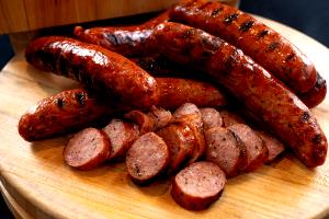 1 Piece Pork & Beef Sausage, Link