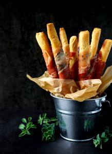 1 Piece Prosciutto Herb Breadsticks