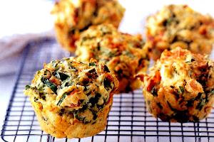 1 Piece Spinach And Feta Muffins