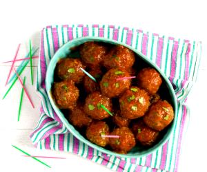 1 Piece Strawberry BBQ Meatballs