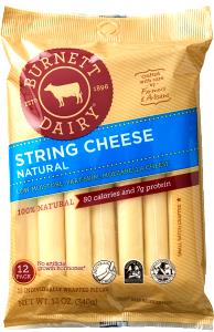 1 Piece String Cheese, 100% Natural String Cheese