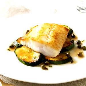 1 Piece Sturgeon, Cooked