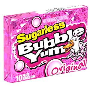 1 piece Sugarless Bubble Yum