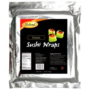 1 Piece Sushi Wraps, Green
