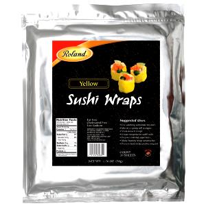 1 Piece Sushi Wraps, Yellow