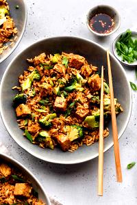 1 Piece Tempeh, Soy Rice