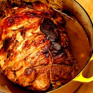 1 Piece Veal Breast, Braised, Slf