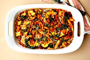 1 Piece Winter Squash & Goat Cheese Gratin