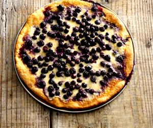 1 Pieces Blueberry And Lemon Mascarpone Dessert Pizza