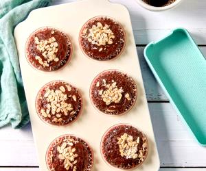 1 Pieces Gluten-Free Chocolate Fruit Oatmeal Muffins