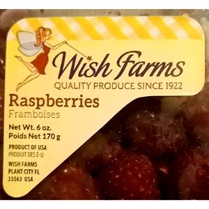 1 Pint, As Purchased, Yields Raspberries