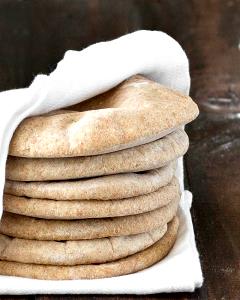 1 pita (29 g) 100% Stone Ground Whole Wheat Syrian Bread