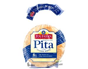 1 pita (58 g) White Pita Bread