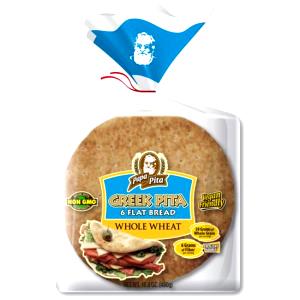1 pita (80 g) Whole Wheat Greek Pita