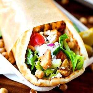 1 pita Greek Chicken Pita