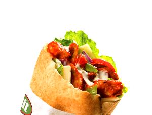 1 pita Light Buffalo Chicken Pita on Wheat