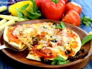 1 Pizza (10" Dia) Cheese Pizza with Vegetables