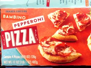 1 pizza (120 g) Bambino Pepperoni Pizza