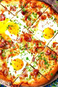 1 pizza (133 g) Bacon Breakfast Pizza