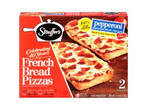 1 pizza (142 g) French Bread Pepperoni Pizza