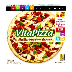 1 pizza (151 g) VitaPizza Meatless Pepperoni Supreme